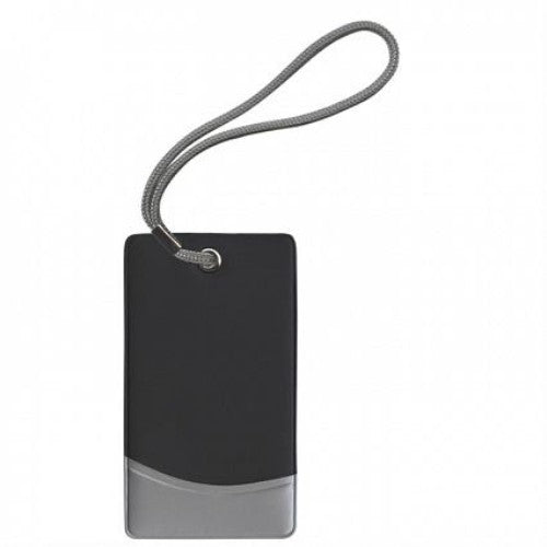 Trekka Luggage Tag - Set of 10 (Black / Silver)