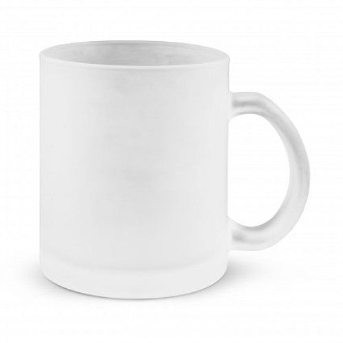 Venetian Glass Coffee Mug - Set of 12 (Frosted Clear)