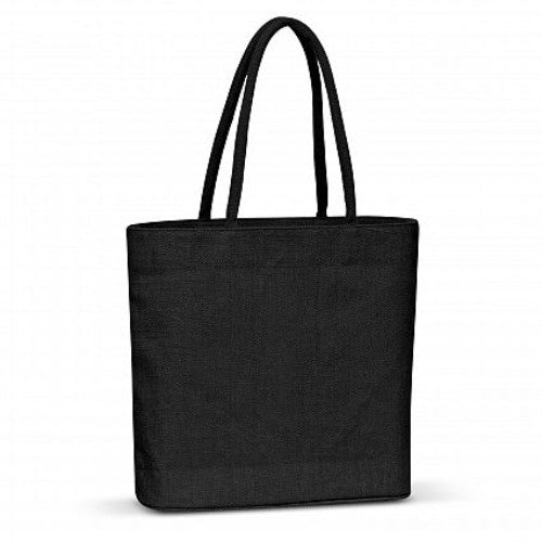 Carrera Jute Tote Bag - Set of 6 (Black)