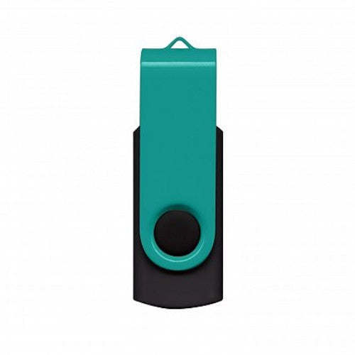 Helix 16GB Flash Drive (Teal / Black)