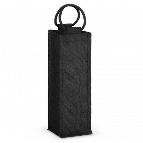 Napoli Jute Wine Carrier - Set of 10 (Black)