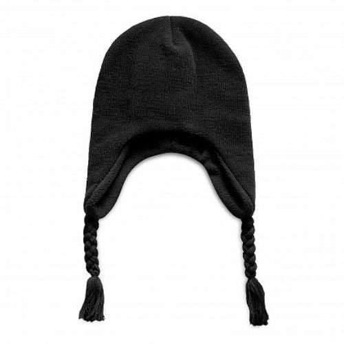 Andean Chullo Beanie (Black)