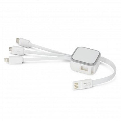 Cypher Charging Cable (White / Clear)