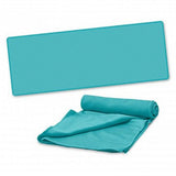 Active Cooling Sports Towel with Pouch - Set of 10 (Light Blue)