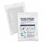 Active Cooling Sports Towel with Pouch - Set of 10 (White)