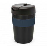 Java Vacuum Cup with Band - 340ml (Black / Navy)