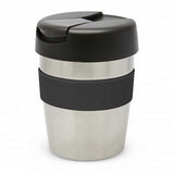 Java Vacuum Cup with Band - 230ml (Silver / Black)