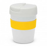 Java Vacuum Cup with Band - 230ml (White / Yellow)