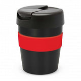 Java Vacuum Cup with Band - 230ml (Black / Red)