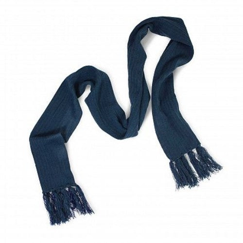 Nebraska Cable Knit Scarf (Navy)
