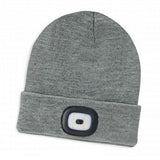 Headlamp Beanie (Light Grey Marle)