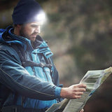 Headlamp Beanie (Light Grey Marle)