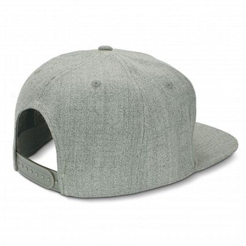 Chisel Flat Peak Cap - Set of 6 (Light Grey)
