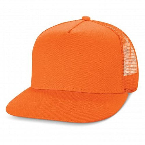 Impala Flat Peak Mesh Cap - Set of 6 (Orange)