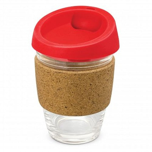 Metro Cup  with Cork Band (Red)