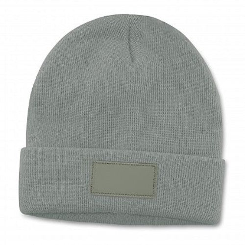 Everest Beanie with Patch - Set of 6 (Light Grey)