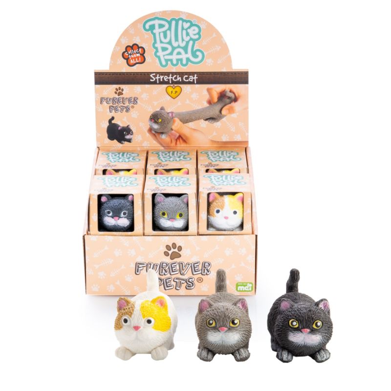 Stretch Cat - Pullie Pal (Set of 12 Assorted)