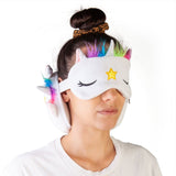 Travel Mask & Pillow - Smoosho's Pals Unicorn (16cm)