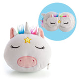 Travel Mask & Pillow - Smoosho's Pals Unicorn (16cm)