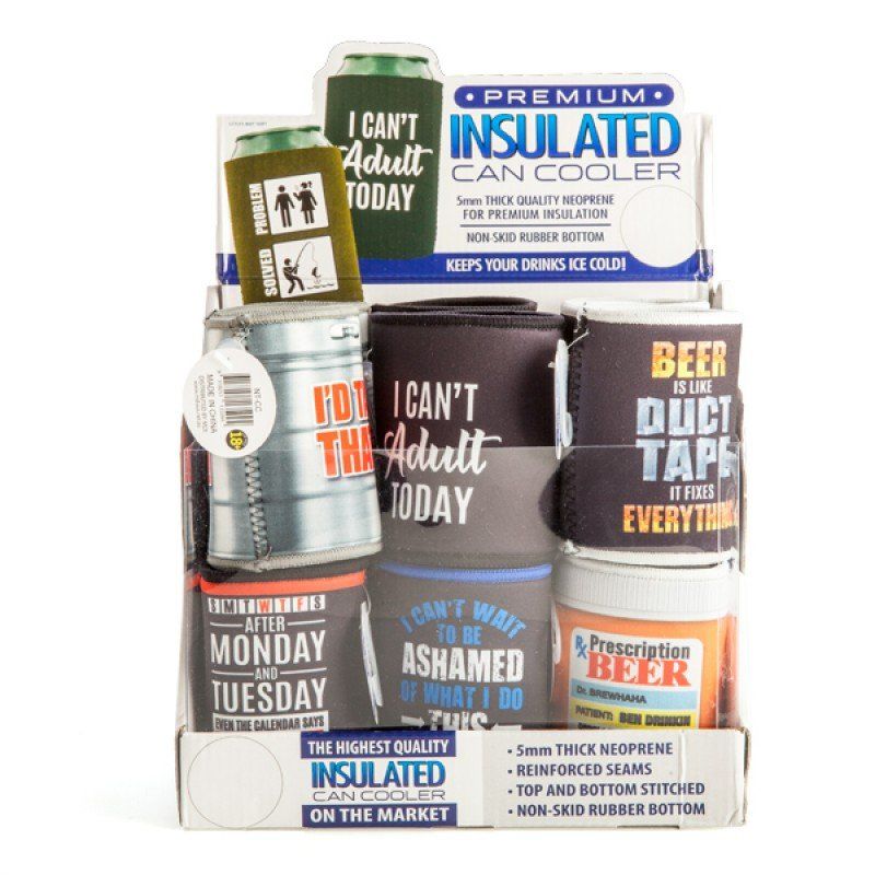 Can Cooler - Neoprene (Set of 12 Assorted)