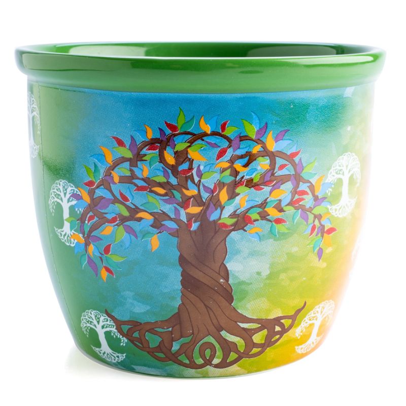 Ceramic Smudge Bowl - Wild Scents Tree of Life (12.5cm)