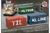 WWIII: Modern Terrain  - Damaged Shipping Containers 20FT