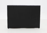 Metro Diamond Stitched Double / Queen Headboard Velvet Charcoal