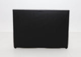 Crest Tufted Stitched Double / Queen Headboard Fabric Charcoal