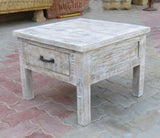 Barbados Whitewash Side Table