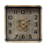 Square Gear Clock 400x400x90mm