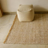 Akiiko Handwoven Olio Jute Rug with Fringes - Medium 2550x1330mm