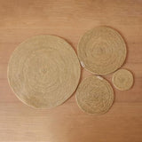 Akiiko Sabai Grass Circle Tea Mat- Mini