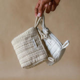 Akiiko Fyra Triangle Pouch - Butter - Small