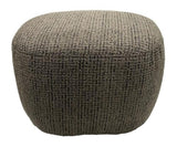 Bella Accent Ottoman Caramel & Black