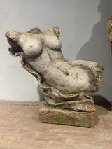 Vintage Bust Antique Marble 400x180x400mm