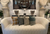 Linen Cushion Cover Toffee 550x550mm
