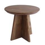 Side Table Walnut 500x500x450mm