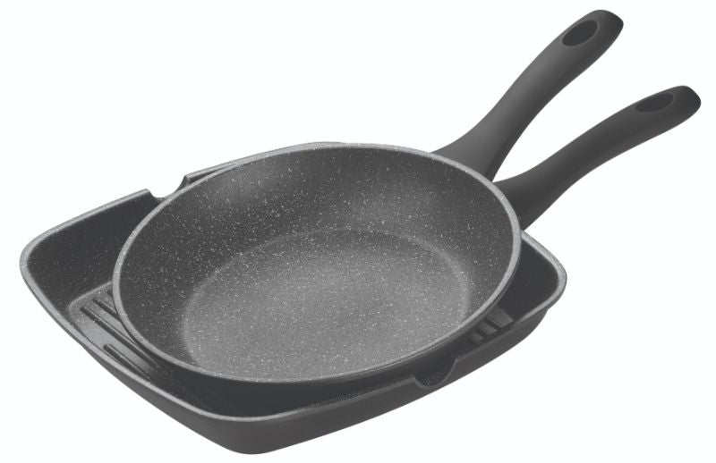 Frypan and Grill Pan - Pyrolux Pyrostone (Set Of 2)