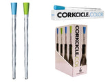 Corkcicle Coloured water bottle in vibrant hues, BPA-free with non-toxic gel for stylish, temperature-controlled hydration.