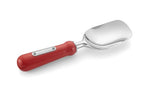 Suzy Q Ice Cream Spade with retro wooden handle, ideal for scooping and serving ice cream in vibrant red or classic black.