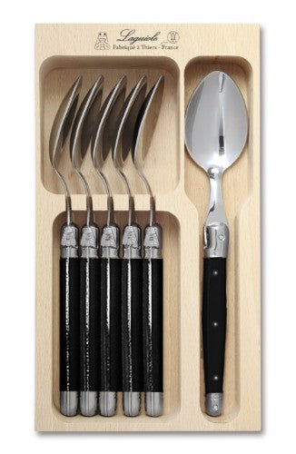 Verdier Spoon  Set 6 Black