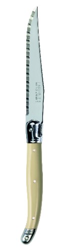 Verdier  Steak Knife Ivory  x 3 units