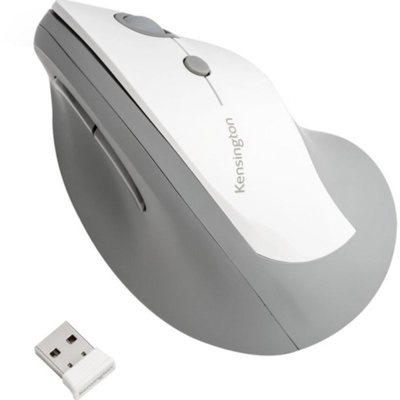 Kensington Pro Fit Ergo Vertical Wireless Mouse - Ergonomic Design, Wireless Connectivity, 1600 DPI