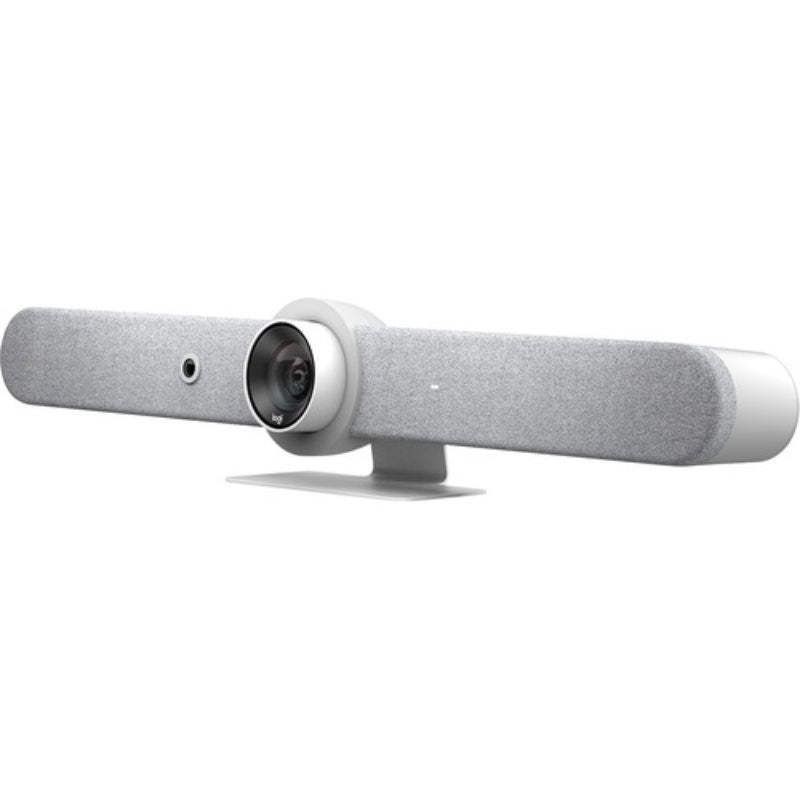 Logitech Rally Bar Video Conferencing Camera - 4K 30fps - AI Auto-Framing - USB 3.0 - White