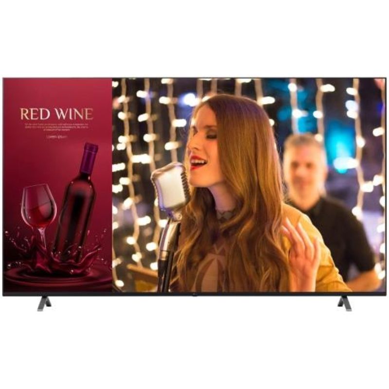 LG 55-Inch 4K UHD Commercial TV Signage - 400 Nits Brightness, 16:9, webOS, 3-Year Warranty
