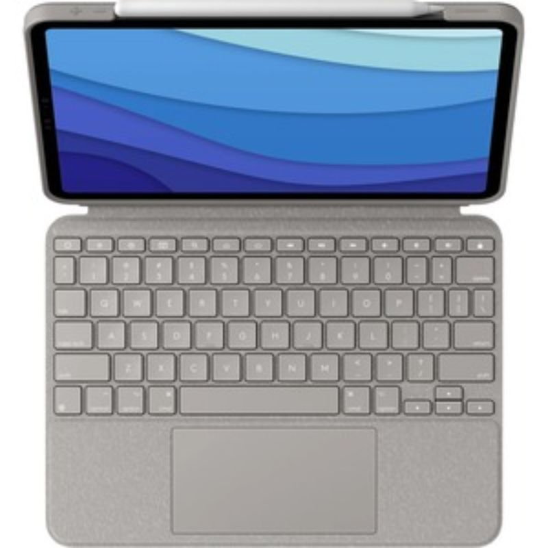 Logitech Combo Touch Keyboard Case for iPad Pro 12.9-inch 5th Gen - Sand Color