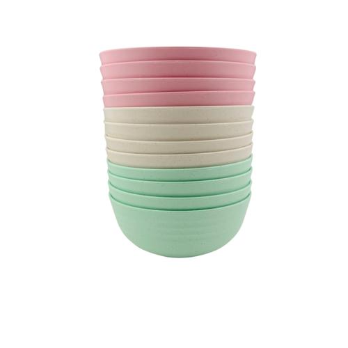 Max Brand Mixed Pastel Colour Bowl 13.5cm - Pack of 12