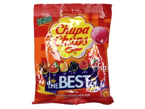 Chupa Chups Lollipops Best Bag 10's 93g - Pack of 70