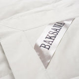 Baksana - Luxury Espresso Coverlet  - 30/70 - Alabaster- Single / King SIngle