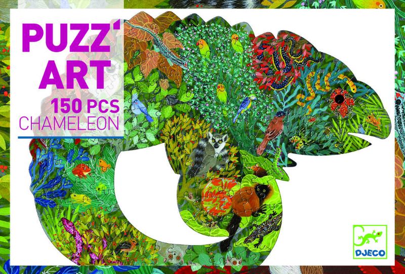 Puzzle - Chameleon (150pcs) - Djeco